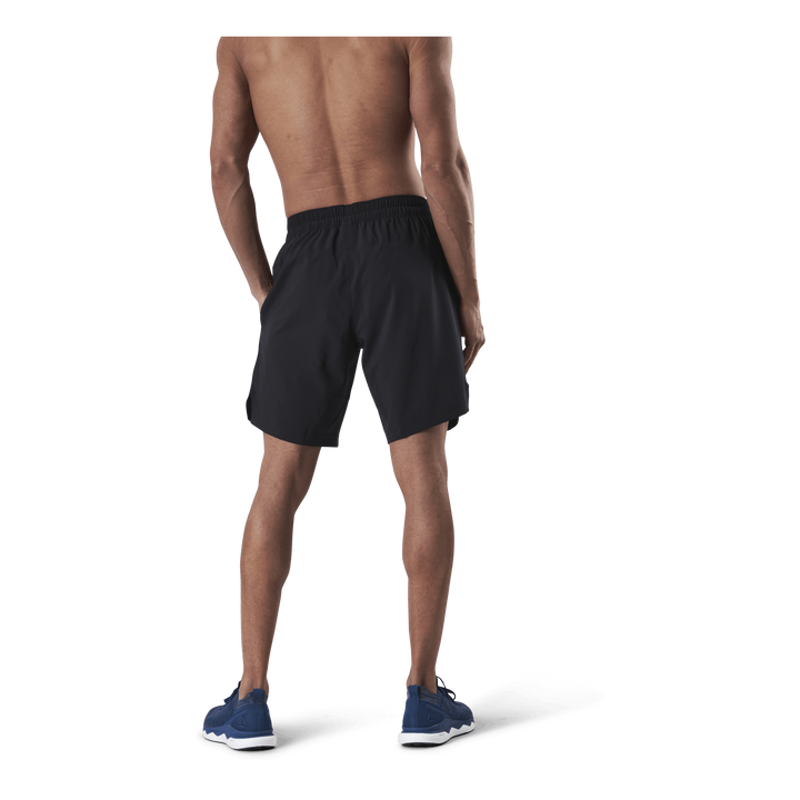 Wor Woven Graphic Short Black