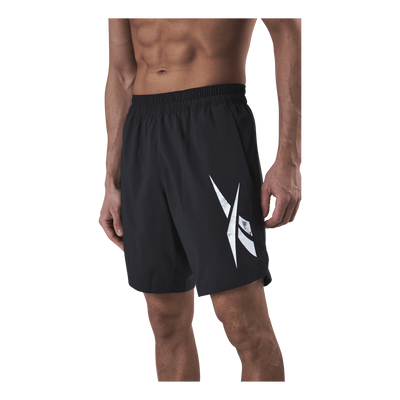 Wor Woven Graphic Short Black