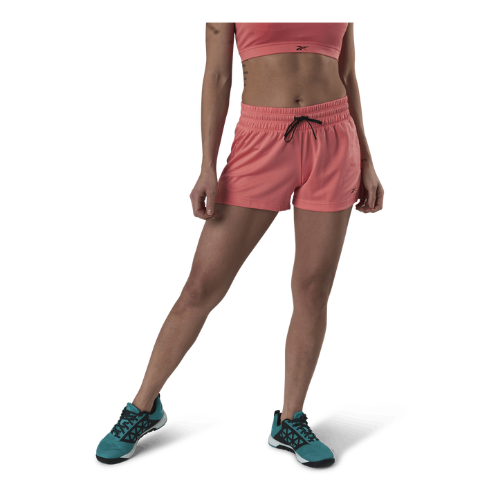 Wor Knit Poly Short Pink