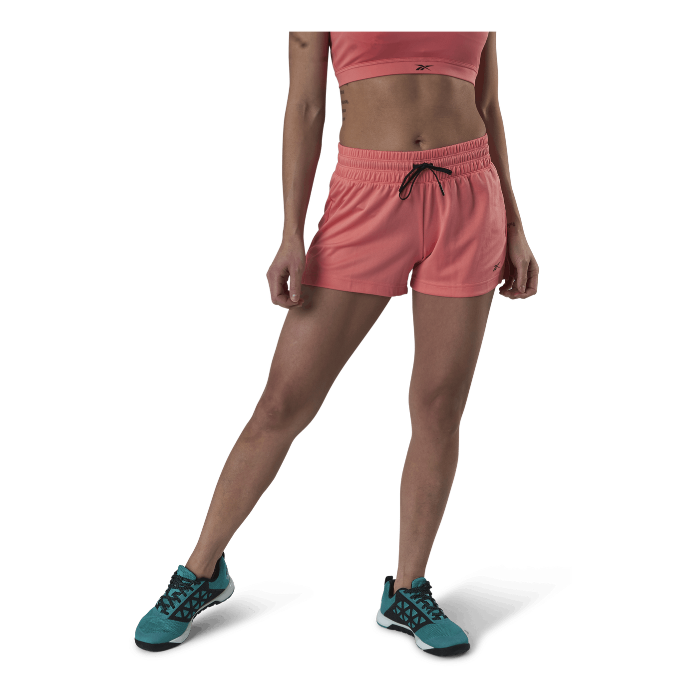 Wor Knit Poly Short Pink