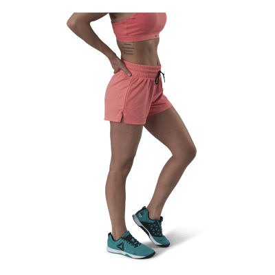 Wor Knit Poly Short Pink