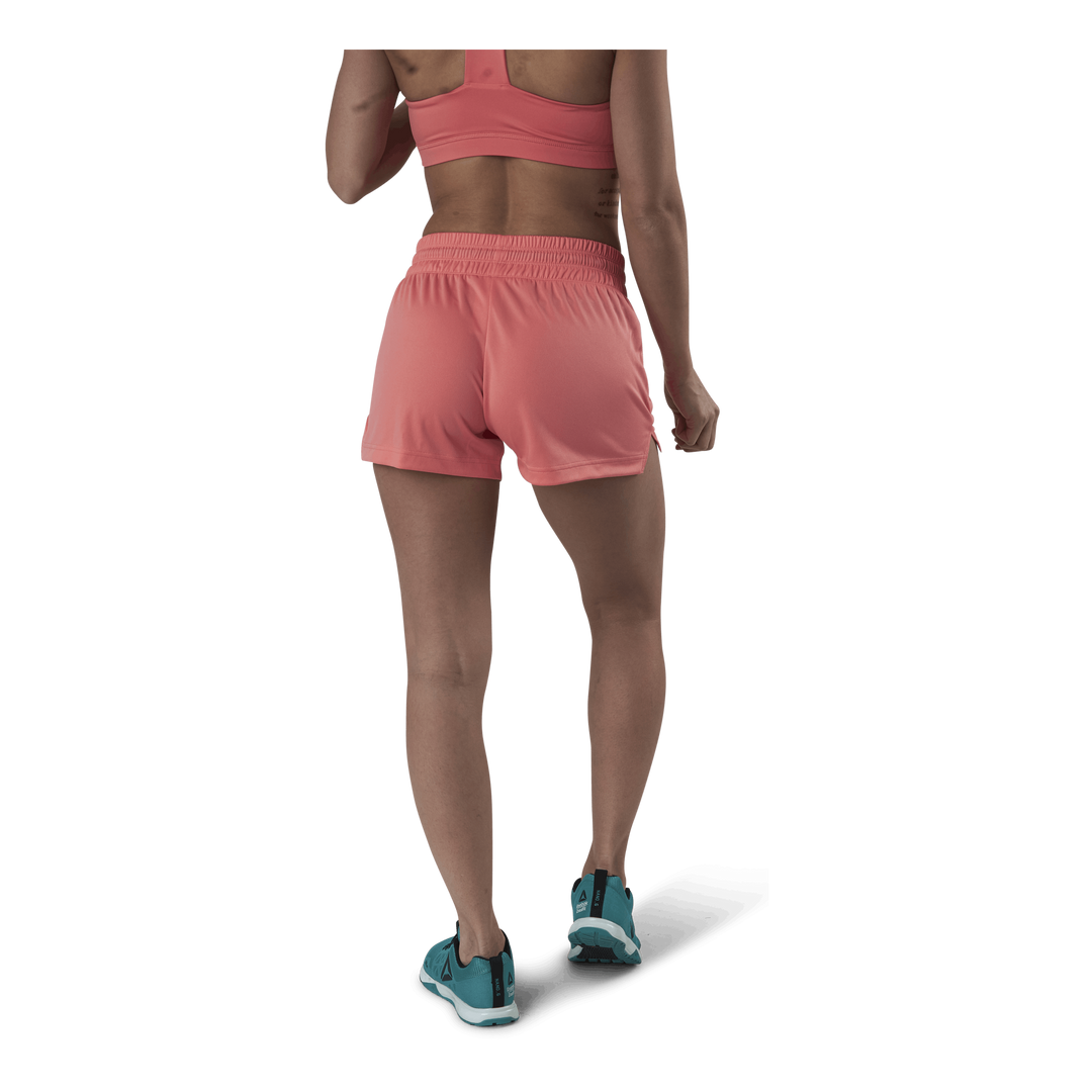 Wor Knit Poly Short Pink