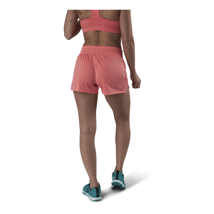 Wor Knit Poly Short Pink