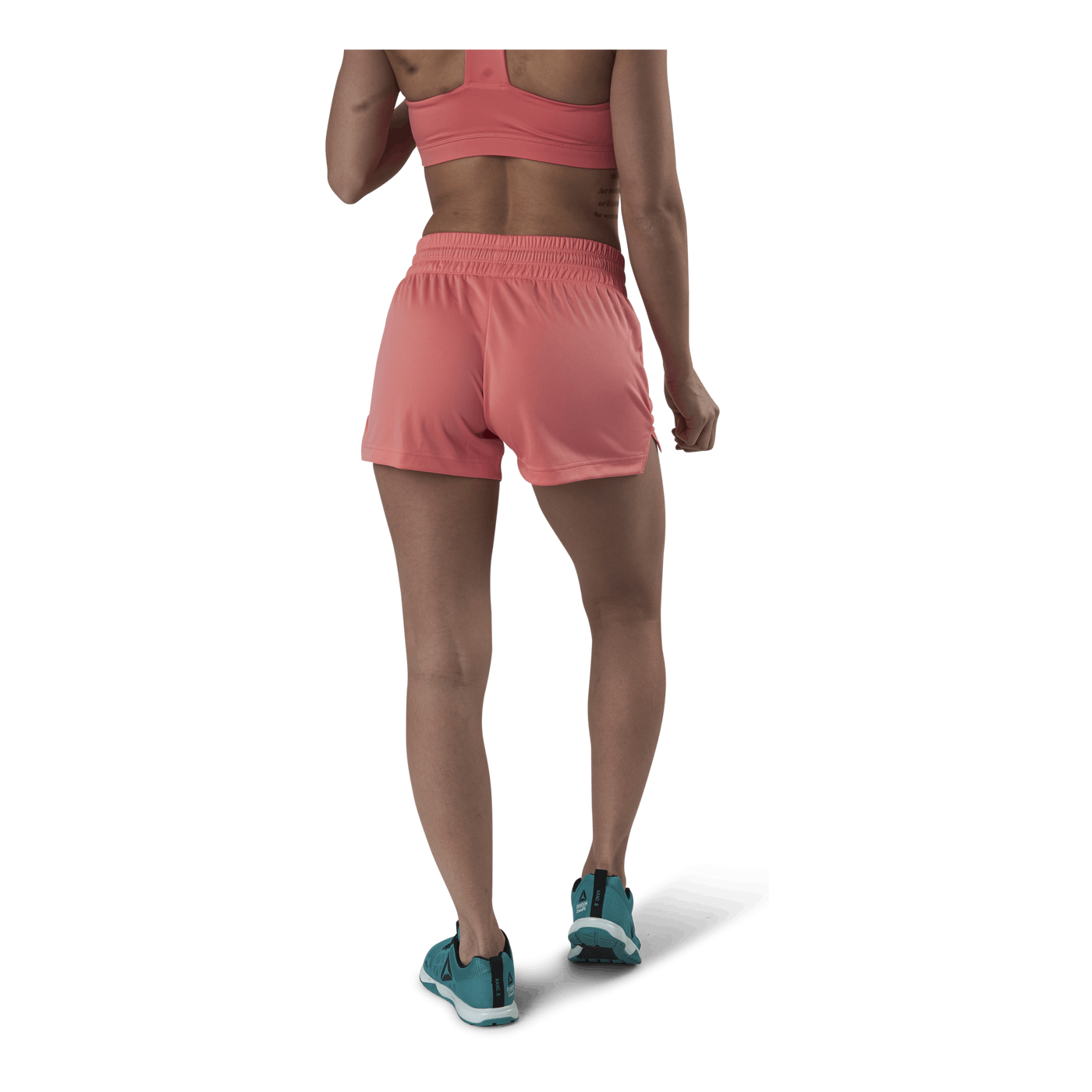 Wor Knit Poly Short Pink