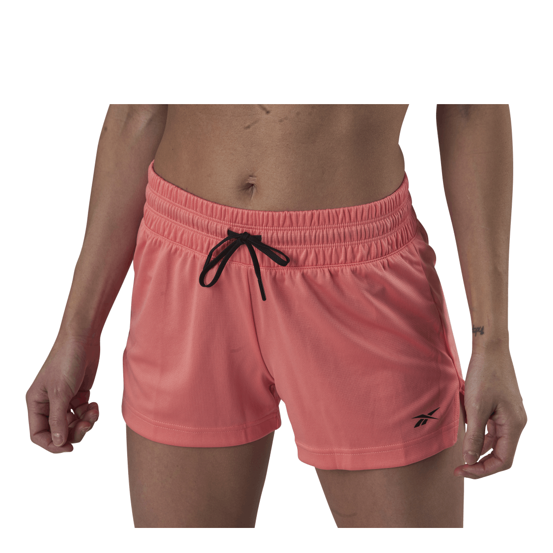 Wor Knit Poly Short Pink