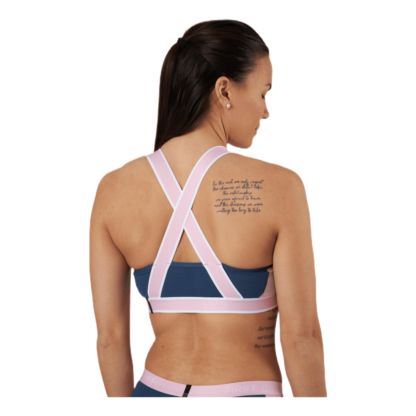Stella X-Back Bra Blue/Pink