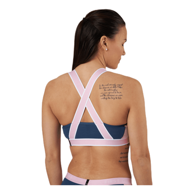 Stella X-Back Bra Blue/Pink