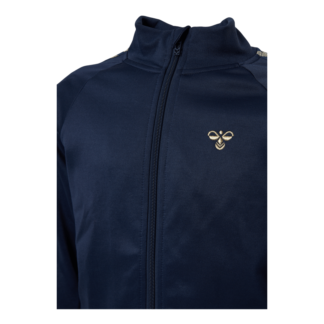 Junior Kick Zip Jacket Blue/Gold