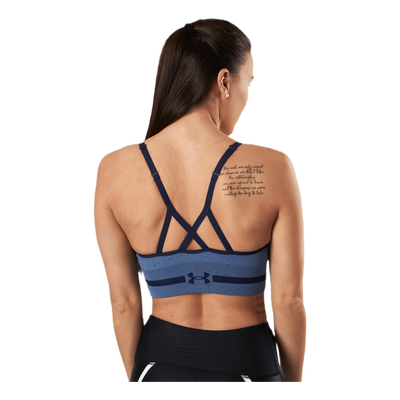 Seamless Low Long Htr Bra Blue