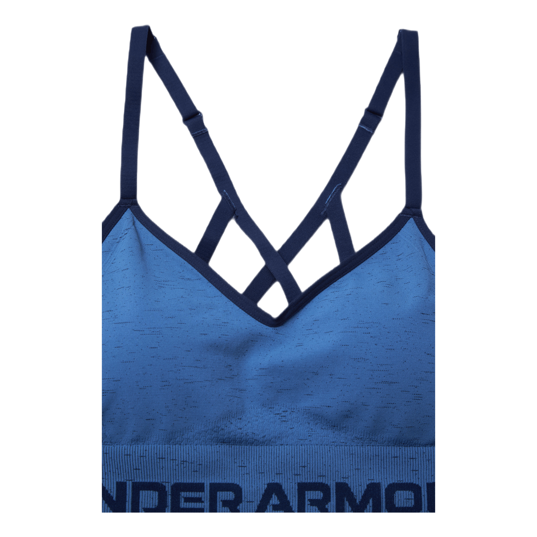 Seamless Low Long Htr Bra Blue