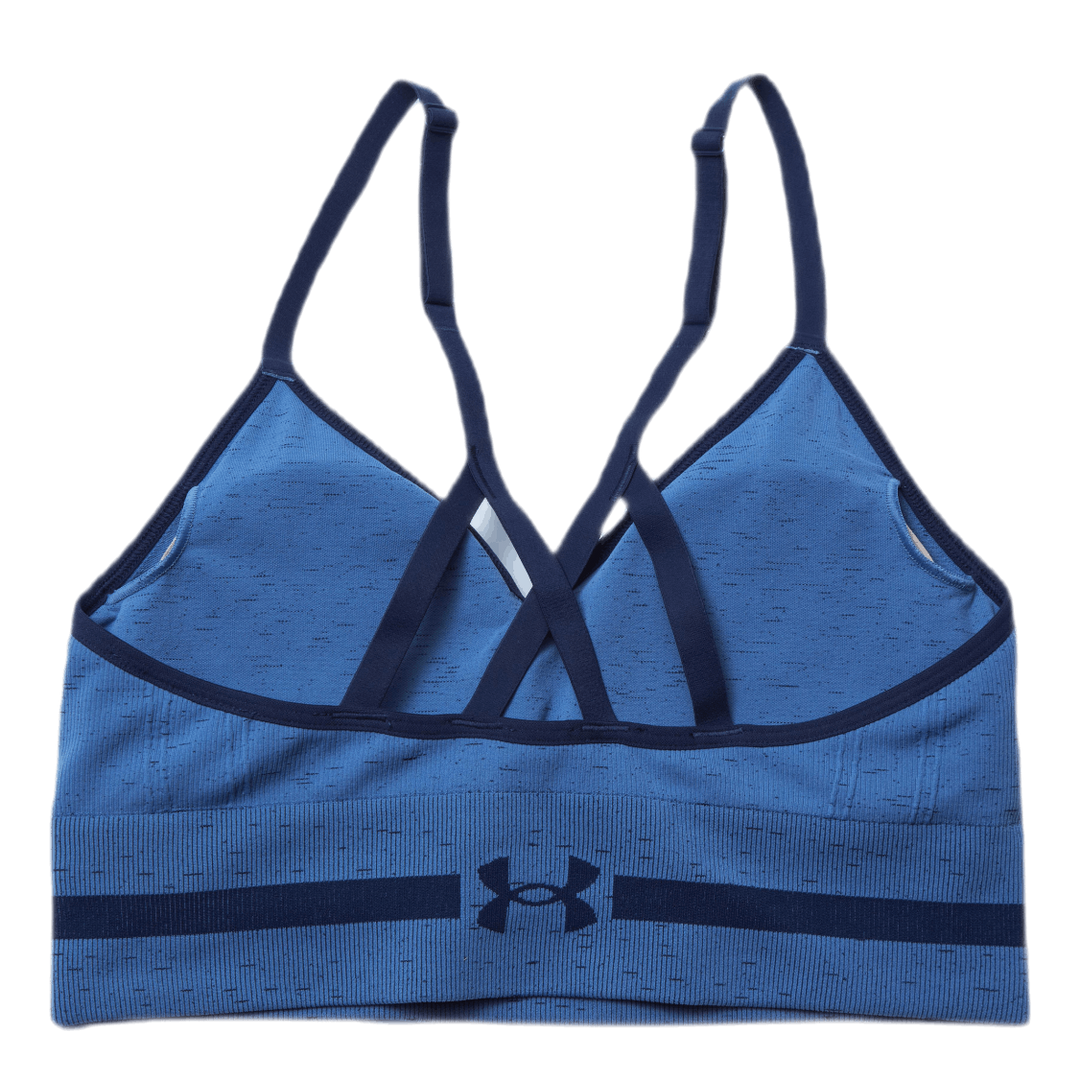 Seamless Low Long Htr Bra Blue