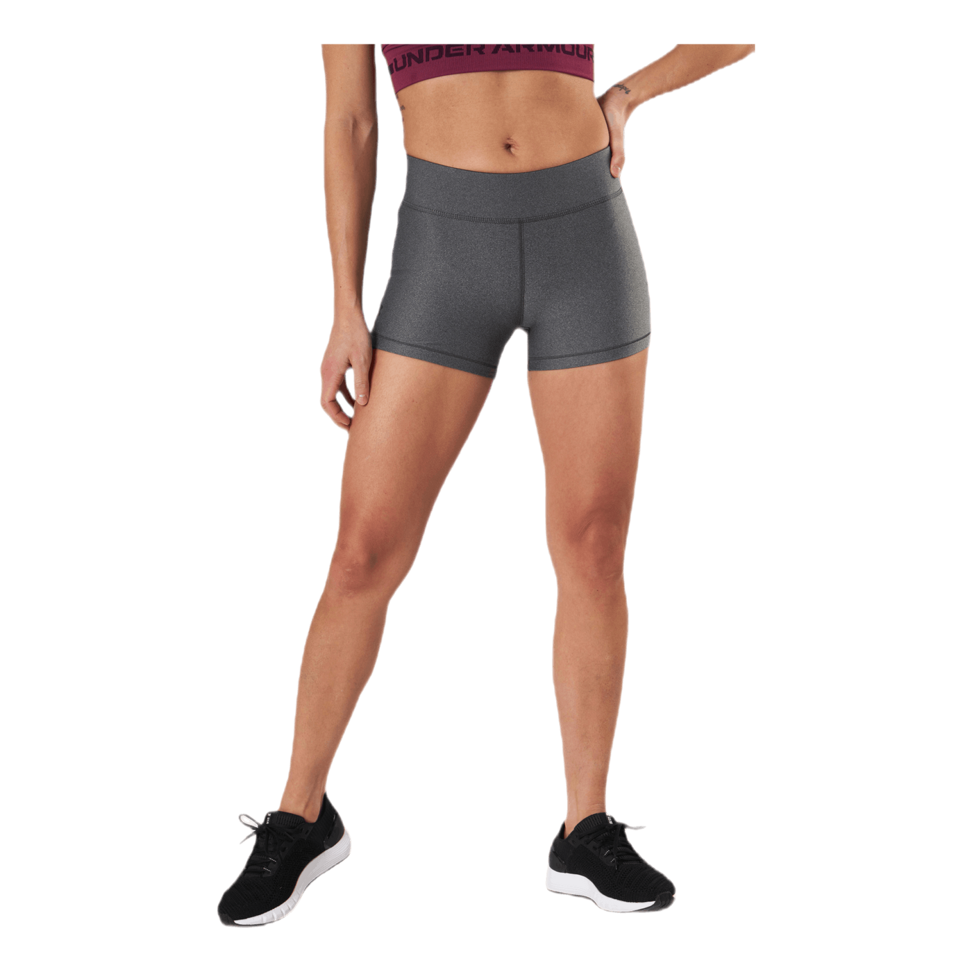 HG Armour Mid Rise Shorty Grey