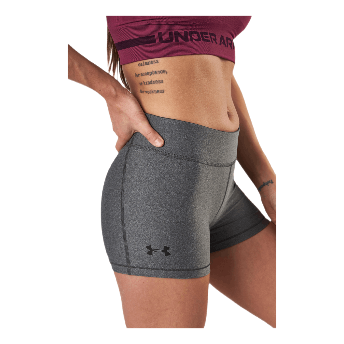 HG Armour Mid Rise Shorty Grey