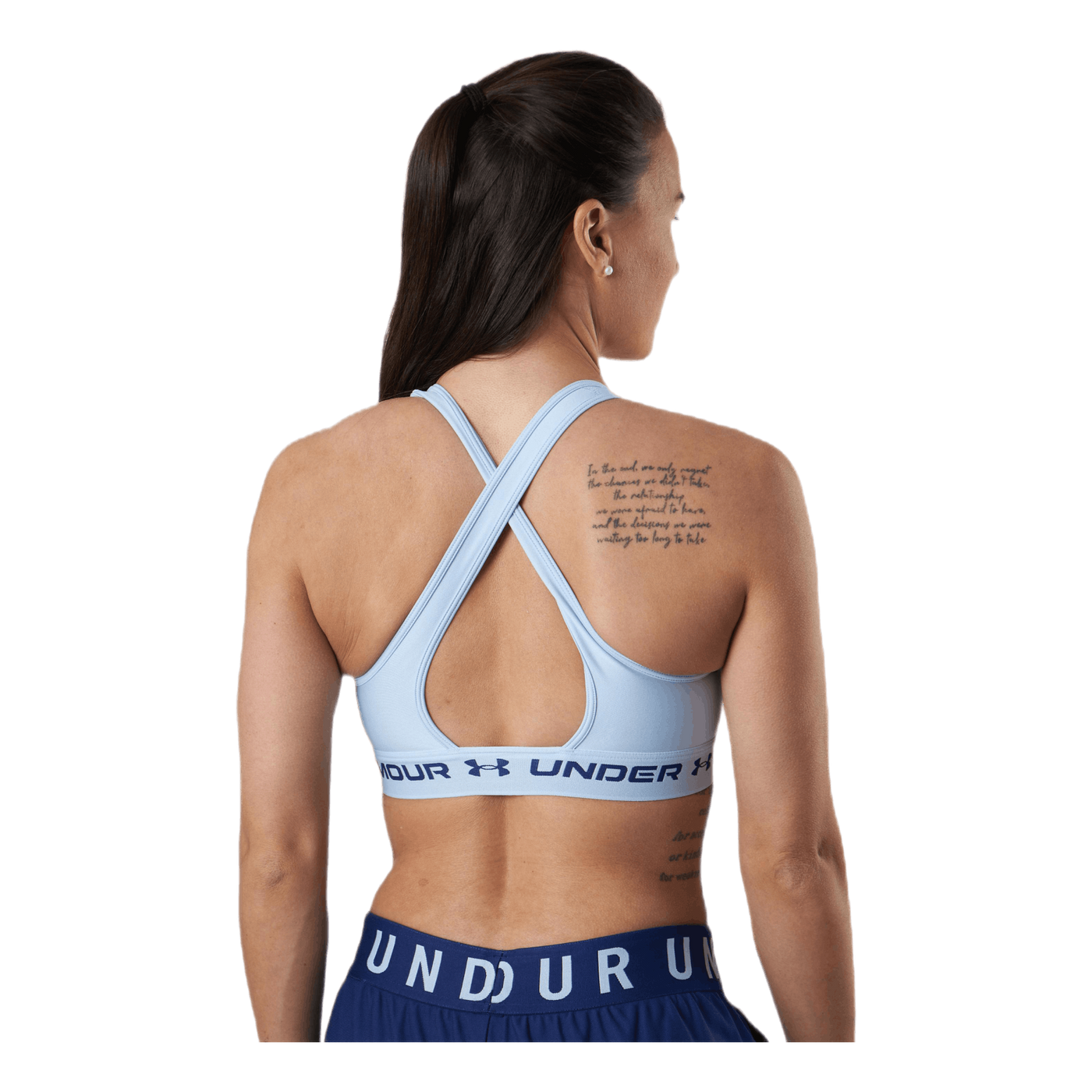 Crossback Mid Bra Blue