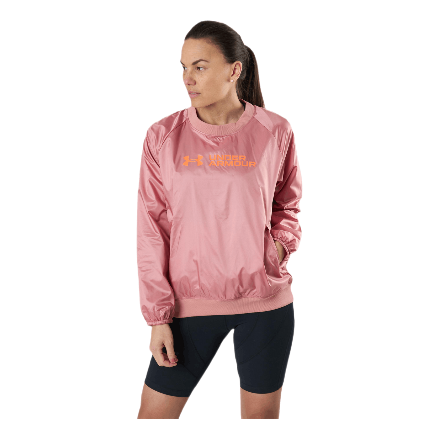 Recover Woven Shine Crew Pink
