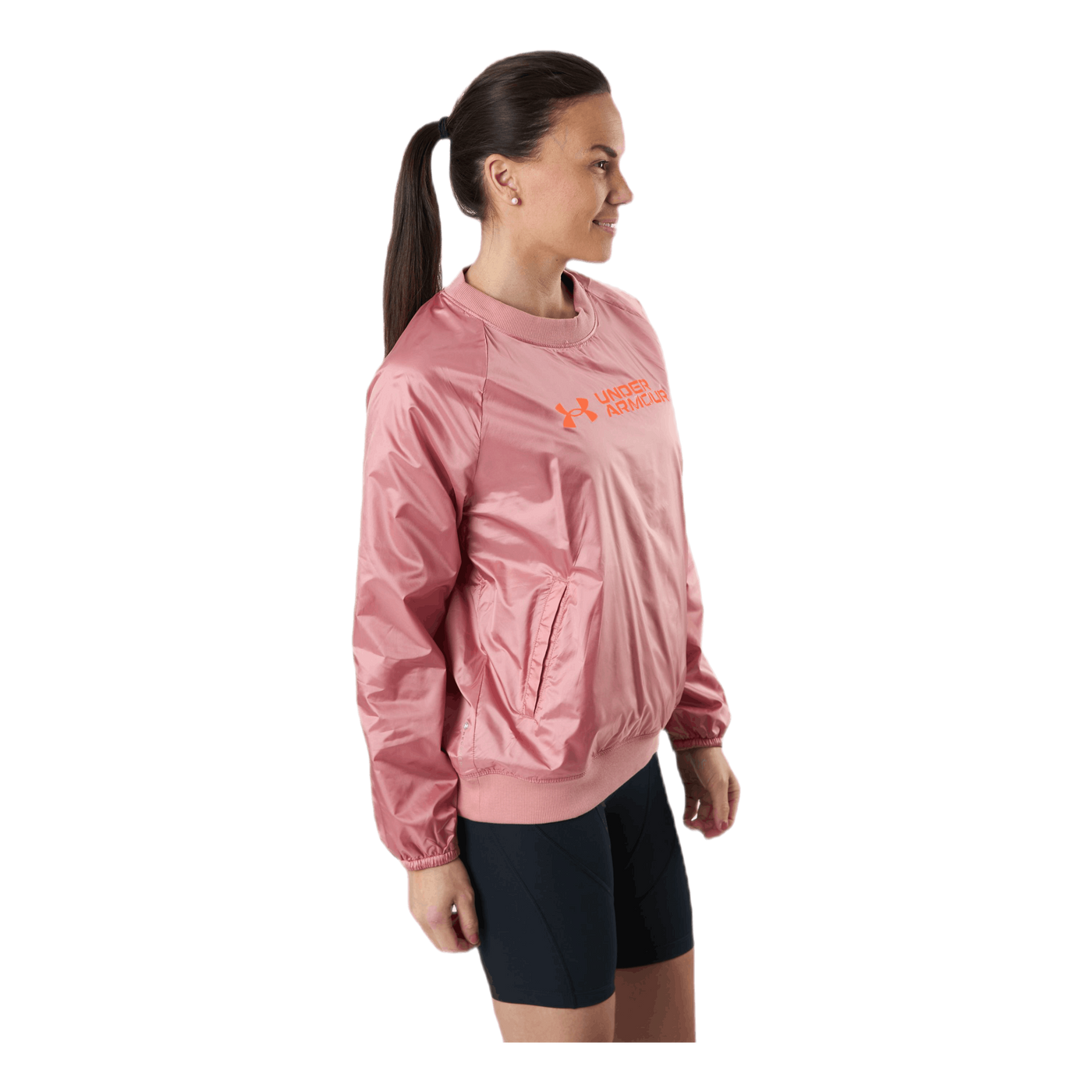 Recover Woven Shine Crew Pink