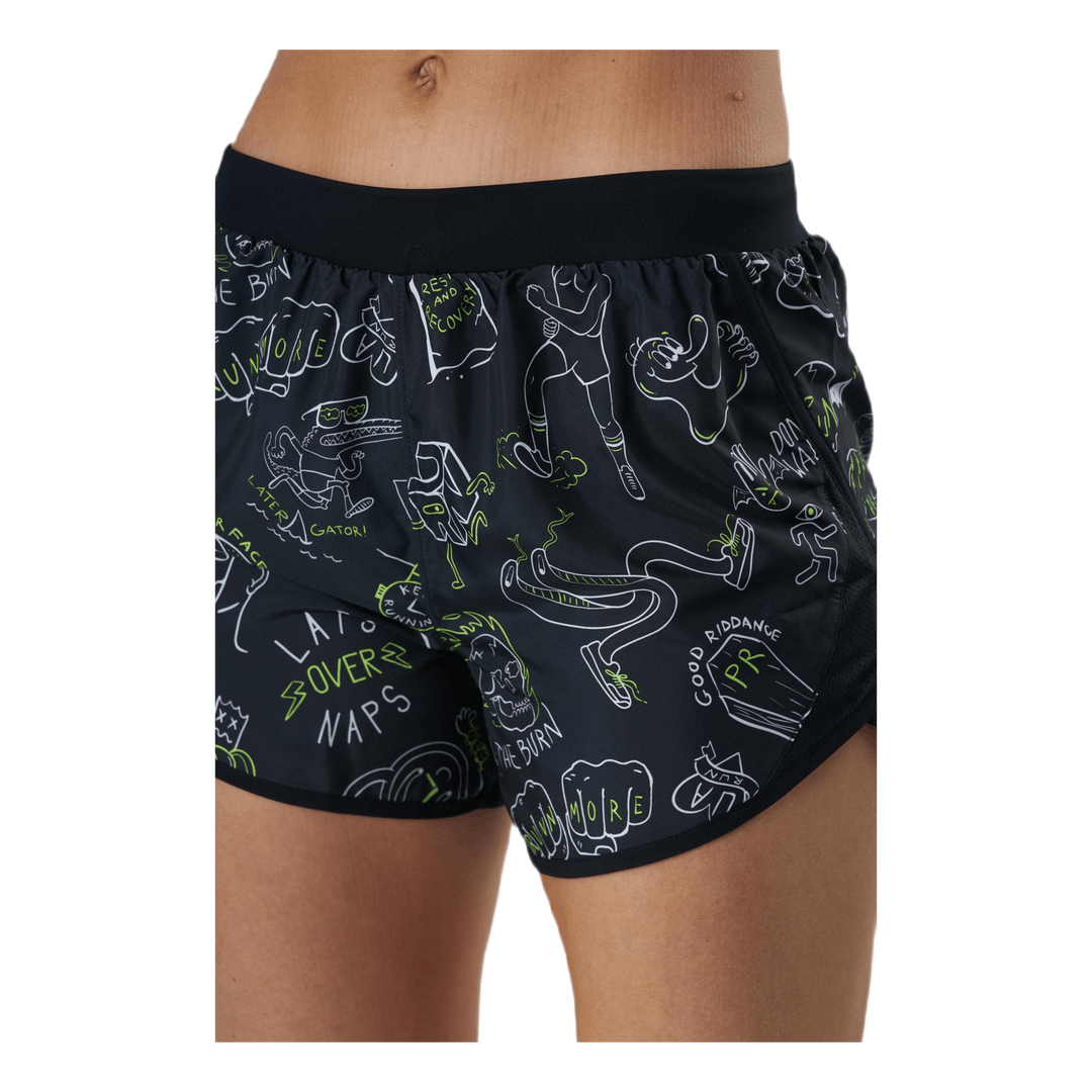 Run Ur Face Off Short Black