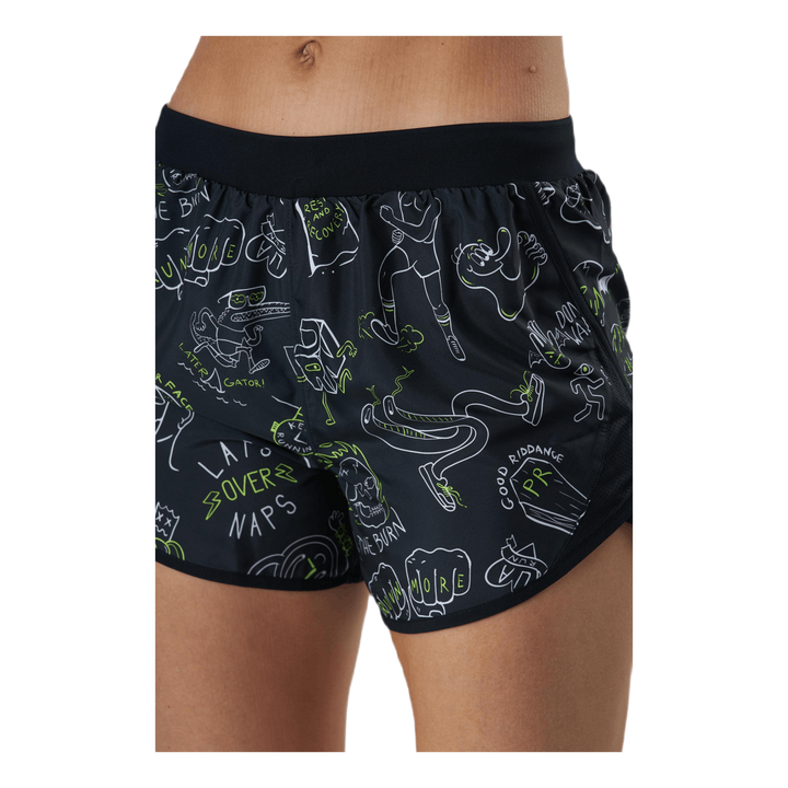 Run Ur Face Off Short Black