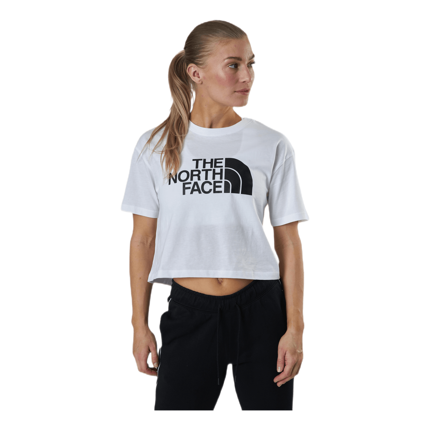 Cropped Easy Tee White