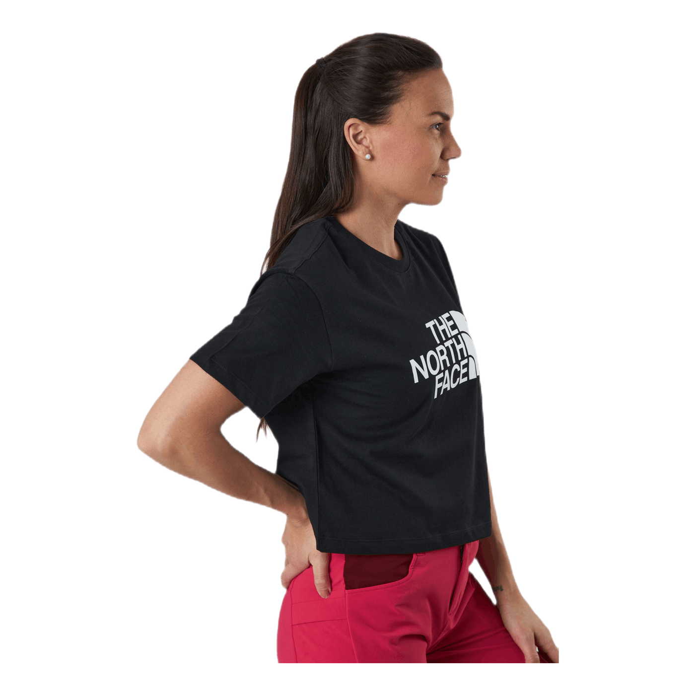 Cropped Easy Tee Black