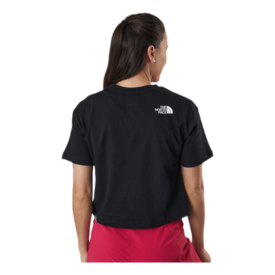 Cropped Easy Tee Black