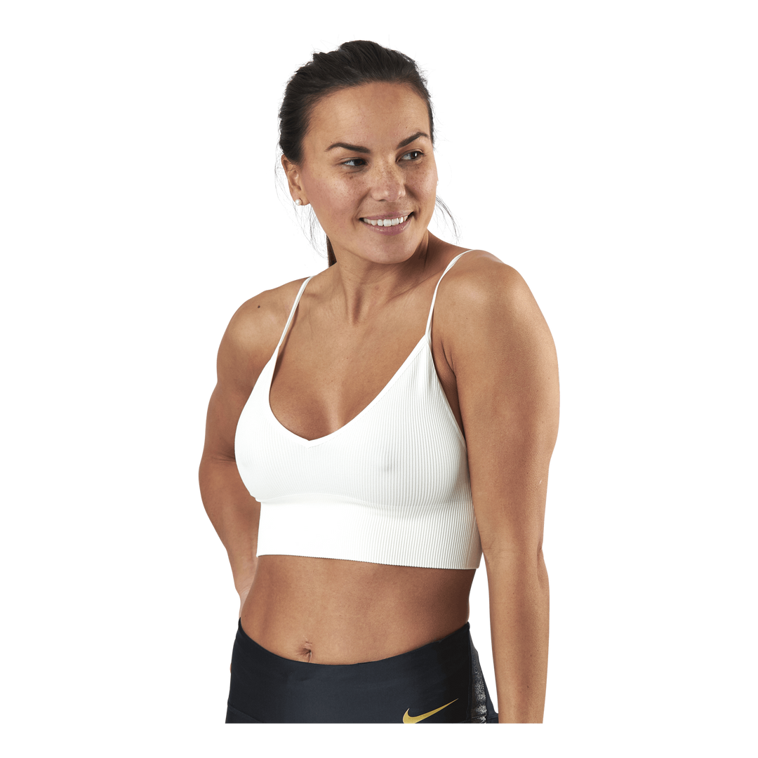 Vicky  Rib Seamless V-Neck Top White