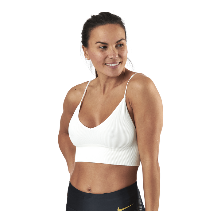 Vicky  Rib Seamless V-Neck Top White