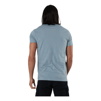 Crew-Neck Cotton Blue