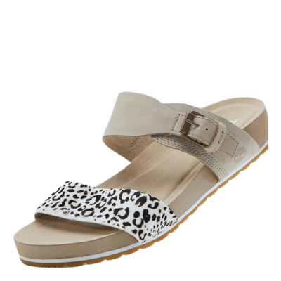 Malibu Waves 2 Band Slide White/Black