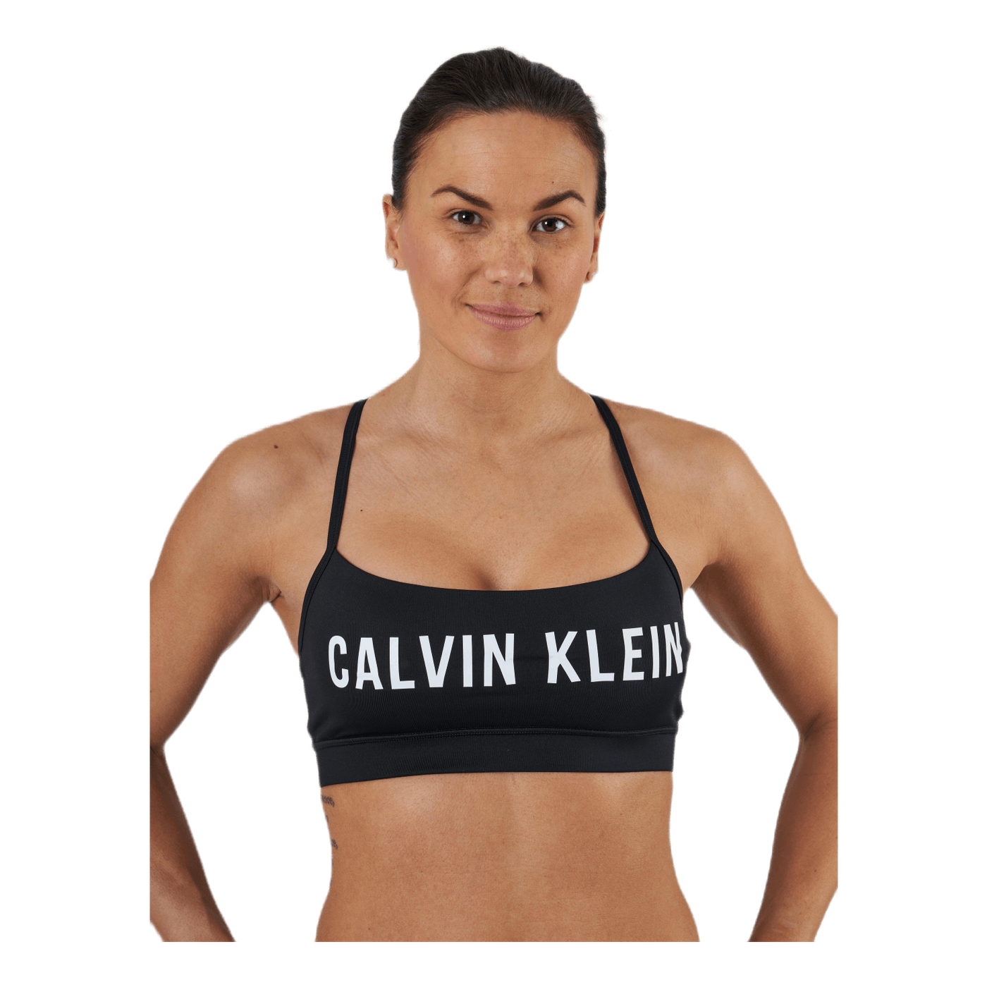 Low Support Bra White Black Calvin Klein Runforest