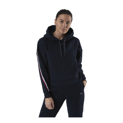 Relaxed Tape Hood Blue
