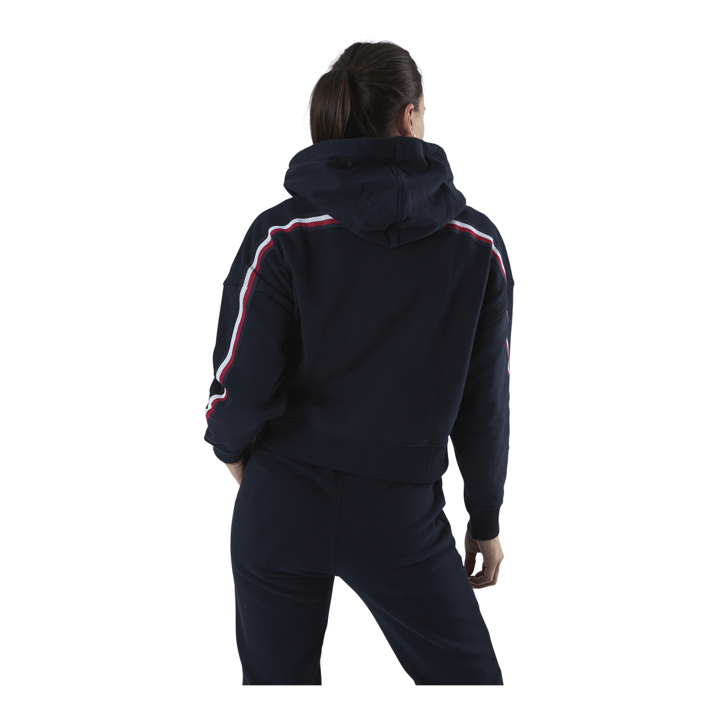 Relaxed Tape Hood Blue