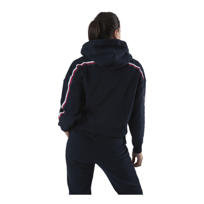 Relaxed Tape Hood Blue