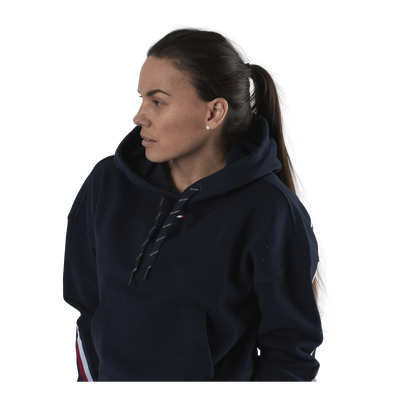Relaxed Tape Hood Blue