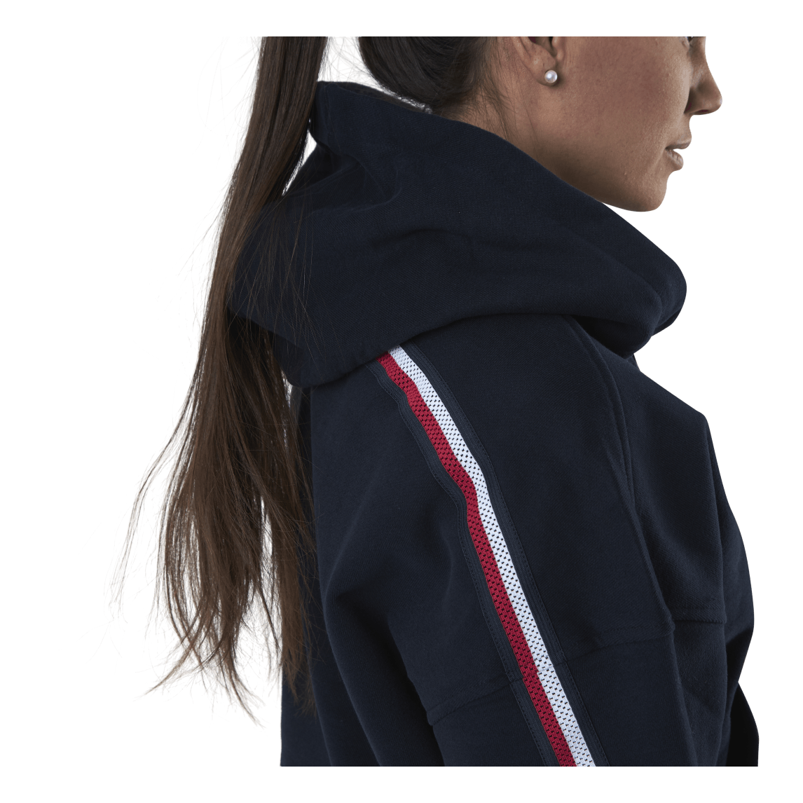 Relaxed Tape Hood Blue