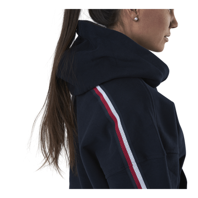Relaxed Tape Hood Blue