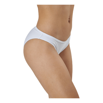 Core Textured Classic Bikini Bottom White
