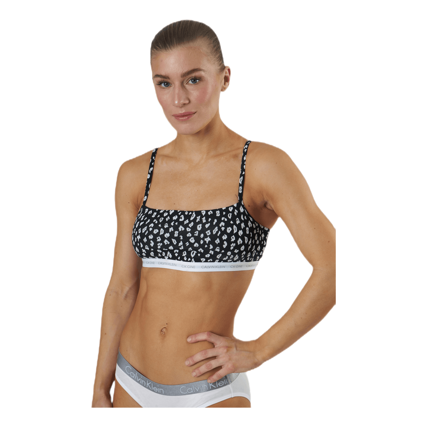 Ck One Unlined Bralette 2-Pack White/Black