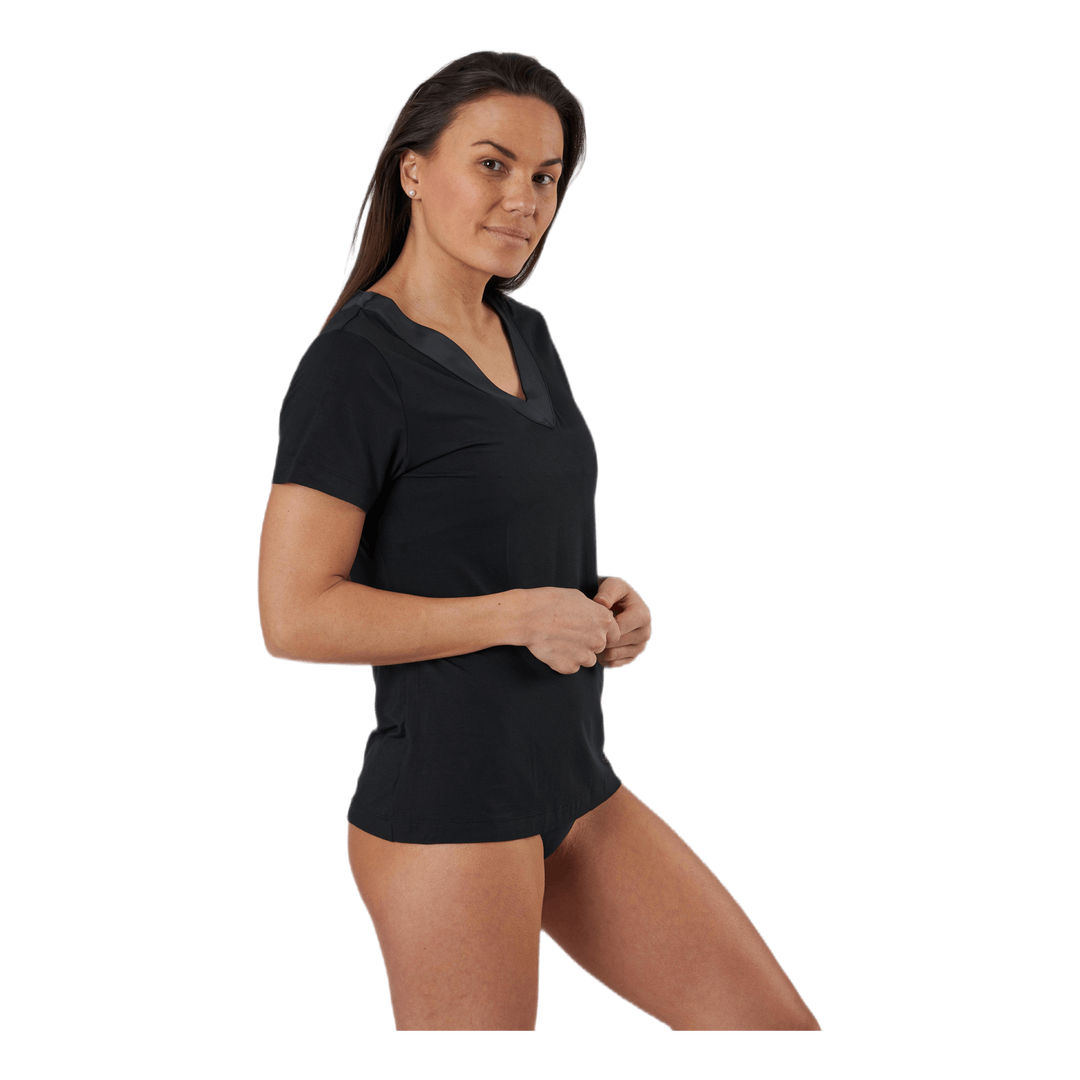 S/S V-Neck Black