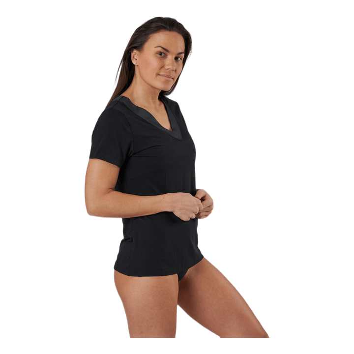 S/S V-Neck Black