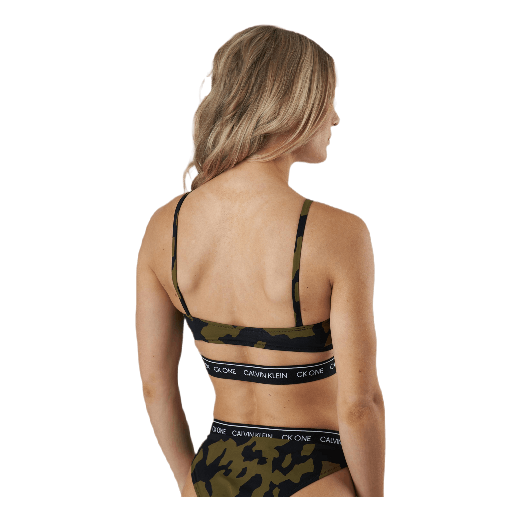 Bra Calvin Klein Camo Underwear Ck One Wb-Bralette-Rp Patterned
