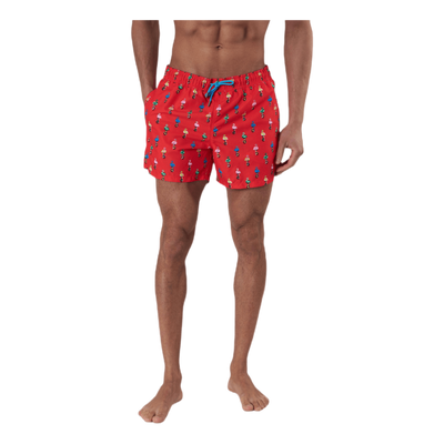 Flamingo Swimshorts Red