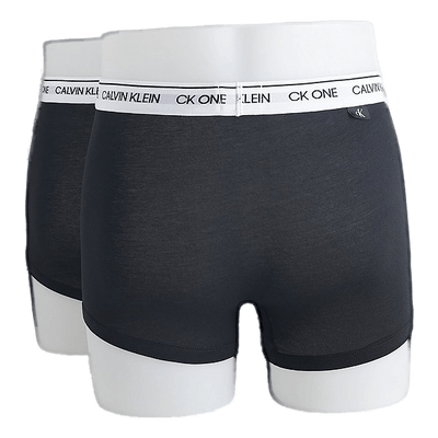 Ck One Cotton Trunk 2-Pack White/Black