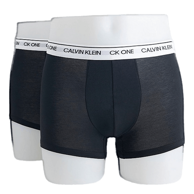 Ck One Cotton Trunk 2-Pack White/Black