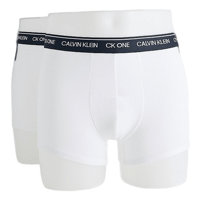 Ck One Cotton Trunk 2-Pack White/Black