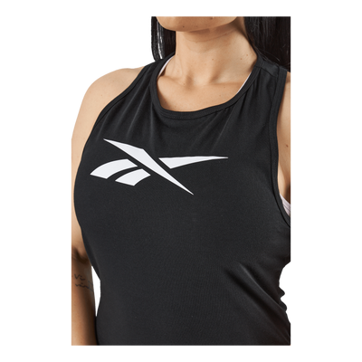 TE Graphic Vector Tank Black