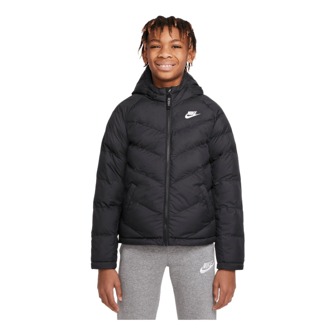 Junior NSW Stadium Jacket Black Nike Runforest