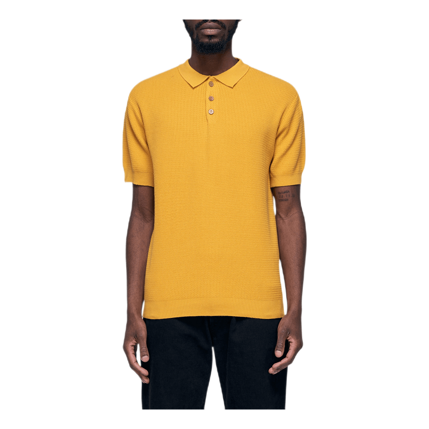 Sweater Short Sleeve Gnesta Yellow