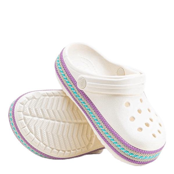 Crocband Sport Cord Clog K White