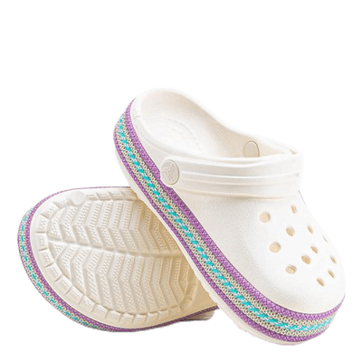 Crocband Sport Cord Clog K White